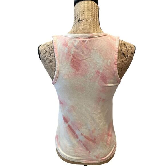 Lucky Brand Women's Pink Tie-Dye Tank Top Size S Casual Summer - Picture 5 of 8